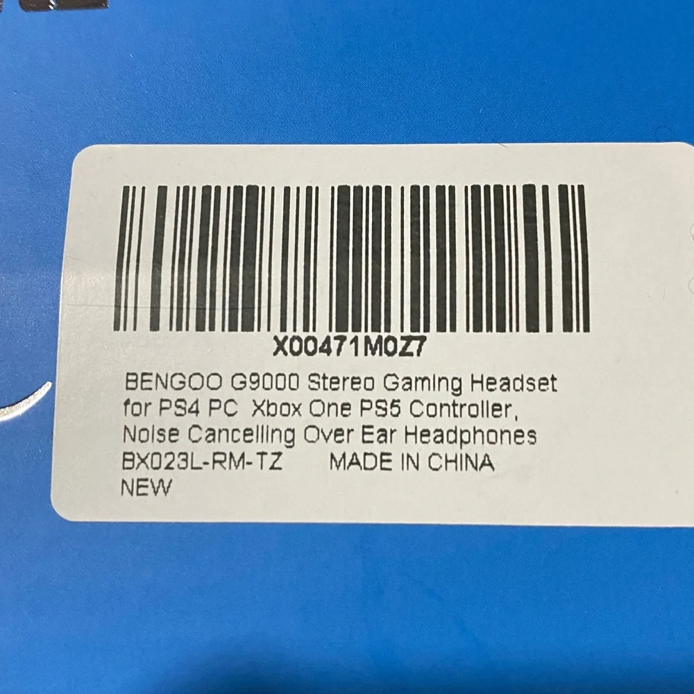NEW, UNUSED Bengoo Pro Gaming Headset G9000
